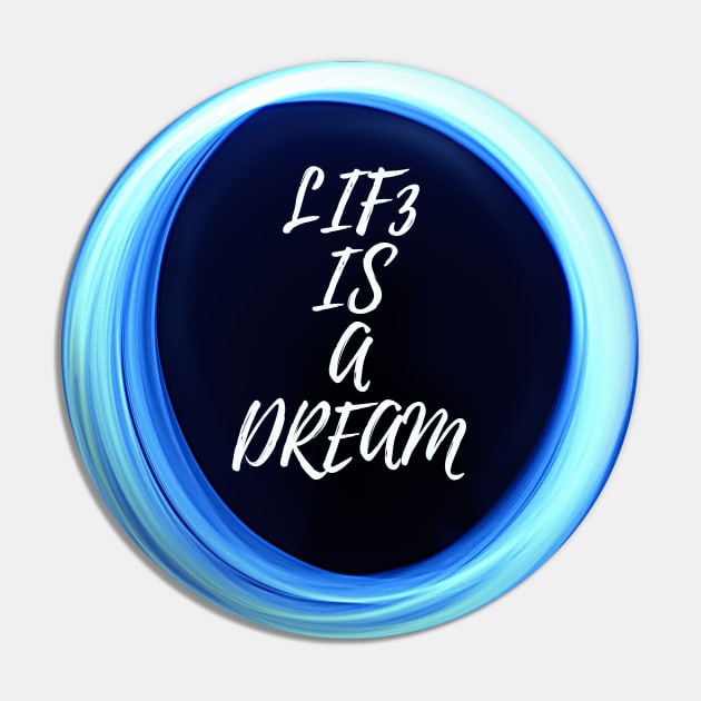 THE BLUE CIRCLE Pin by LIF3 IS A DREAM