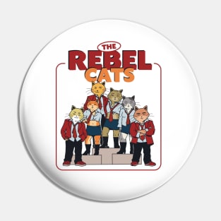 Rebel Cats Pin