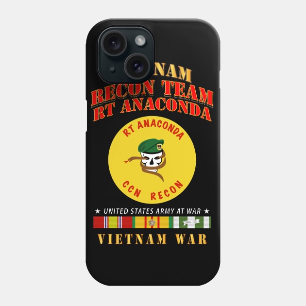 Recon Team - RT Anaconda - Vietnam War w VN SVC Phone Case by twix123844