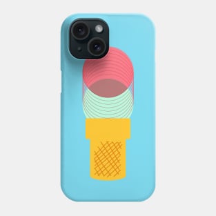 Bauhaus Ice Cream Cone 1 Phone Case