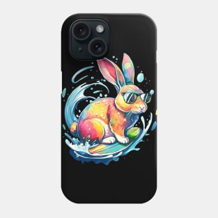 Bunny Surfer Cool Surfing Rabbit Phone Case