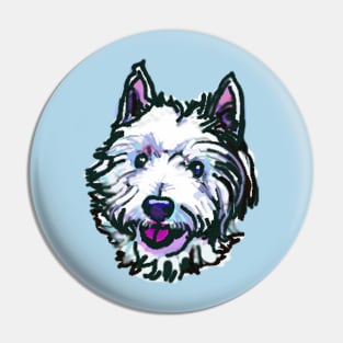 The happy Westie Love of My Life ! Pin