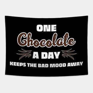 Chocolate Funny Quote Tapestry