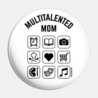 Multitalented Mom (9 Icons) Pin