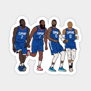 Kawhi, Harden, PG & Russ Magnet