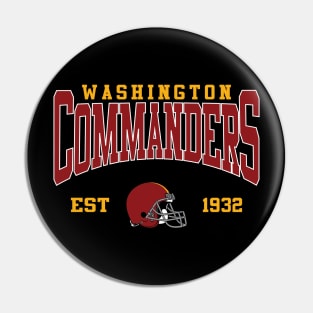 Retro Washington Football Pin