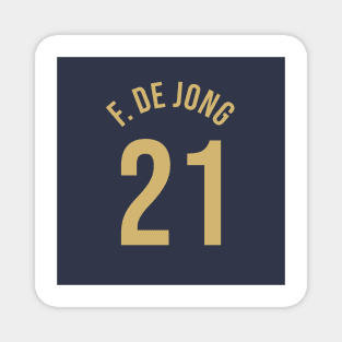 F.De Jong 21 Home Kit - 22/23 Season Magnet