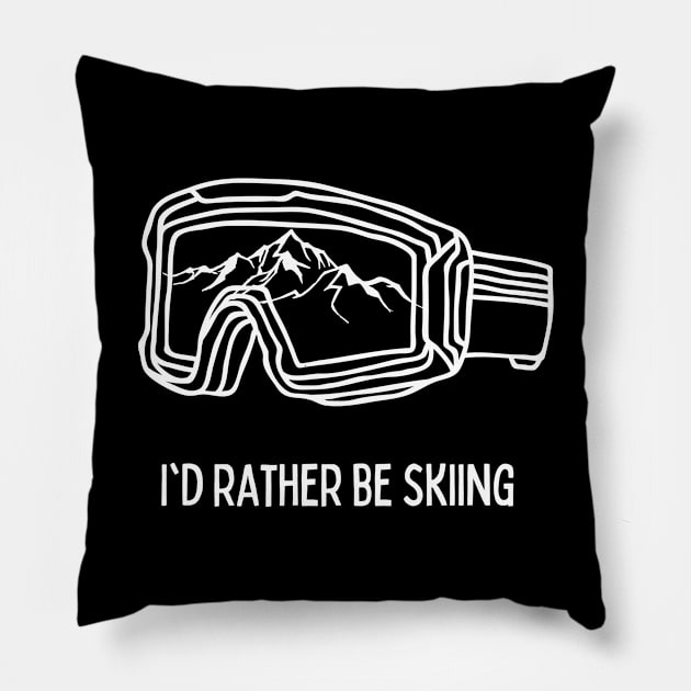 I´d rather be skiing Pillow by High Altitude