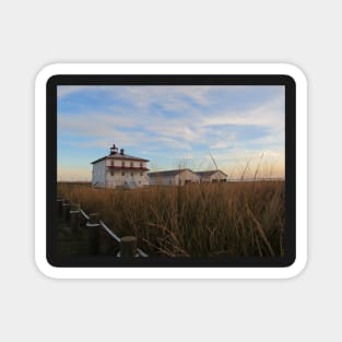 Point Lookout Lighthouse with the buoy and coal sheds Magnet