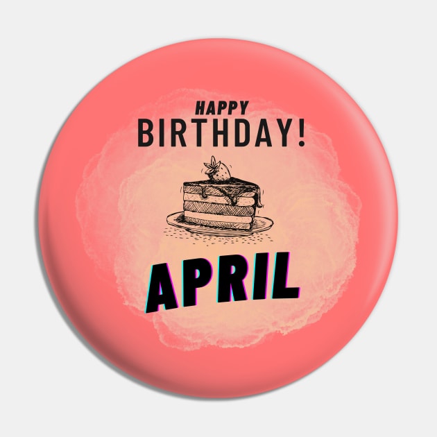 Birthday April #4 Pin by Butterfly Dira