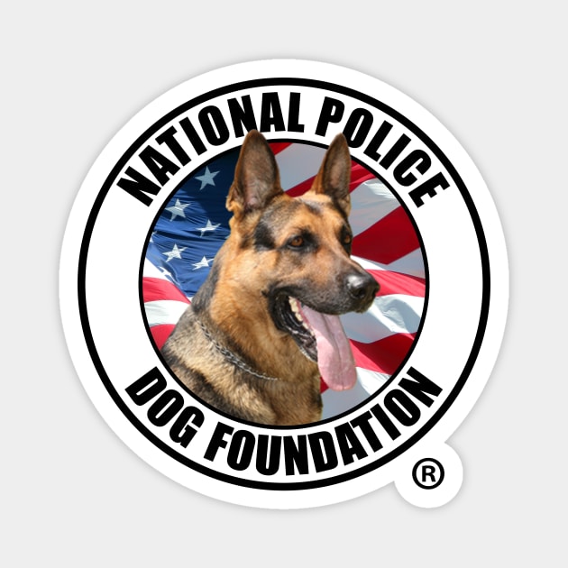 NPDF Logo Magnet by National Police Dog Foundation