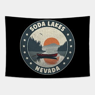 Soda Lakes Nevada Sunset Tapestry