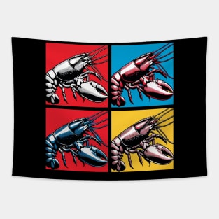 Pop Homarus Sponge Art - Cool Underwater Tapestry