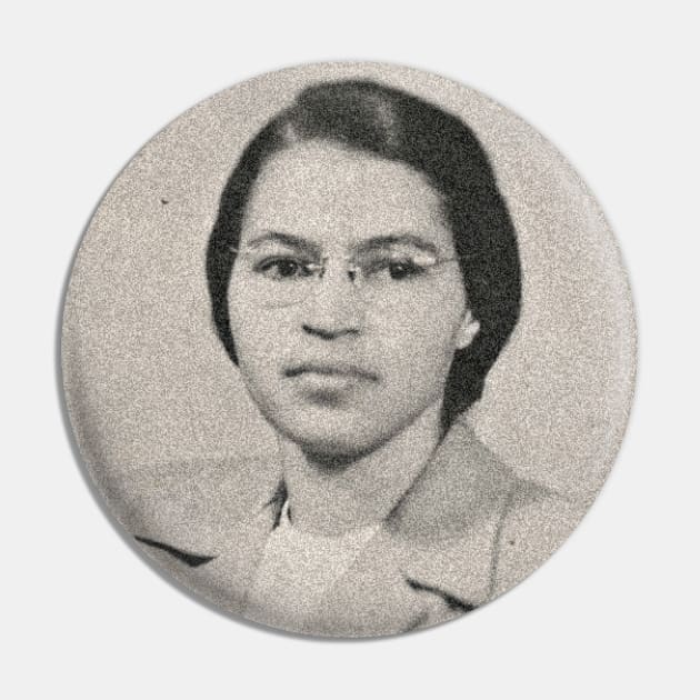 Rosa Parks Portrait Pin by wls