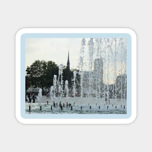 Paris Hotel de Ville Fountains Magnet