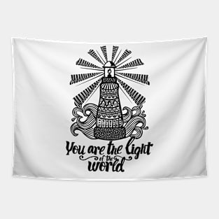 You are the light of the world. Tapestry