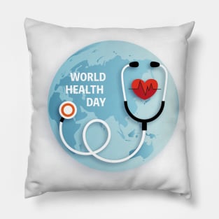 World health day Pillow