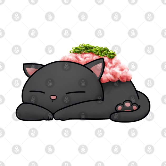 Negitoro Sushi Cat by Takeda_Art