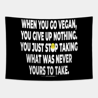 Vegan Activist Graphics #takingblindfoldsoff 26 Tapestry