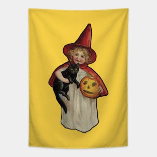 Retro witch Tapestry