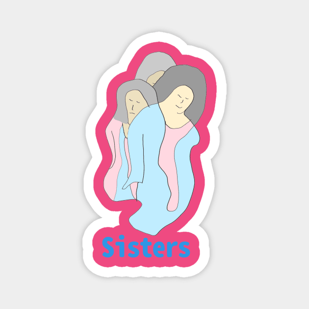 three sisters Magnet by abagold