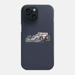 Racing Car in watercolours pattern illustration, Formula 1 watercolours Phone Case