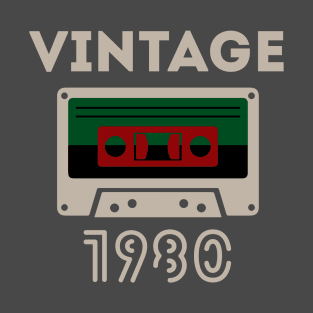 Vintage Cassette Tape - 1980 T-Shirt