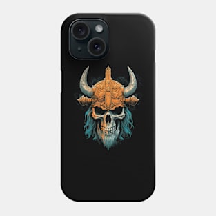 Viking Warrior Skull Phone Case