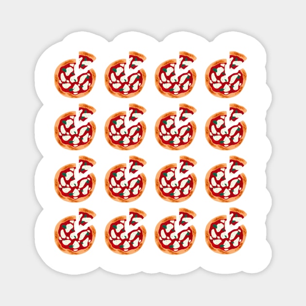 Pizza Pattern Magnet by valentinavegasi