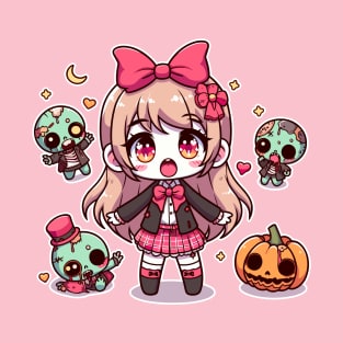 Spooky Halloween Kawaii T-Shirt