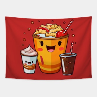 kawaii  junk food T-Shirt cute  funny Tapestry