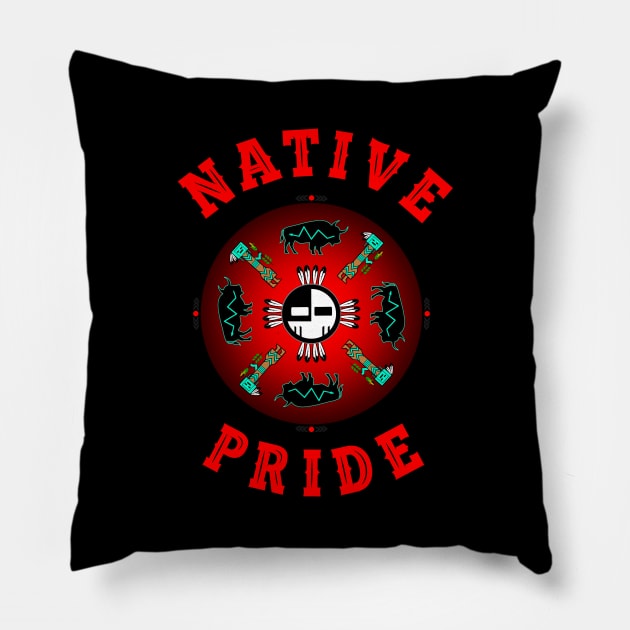 NATIVE PRIDE 37 (SAND) Pillow by GardenOfNightmares