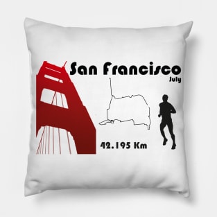 San Francisco marathon Pillow