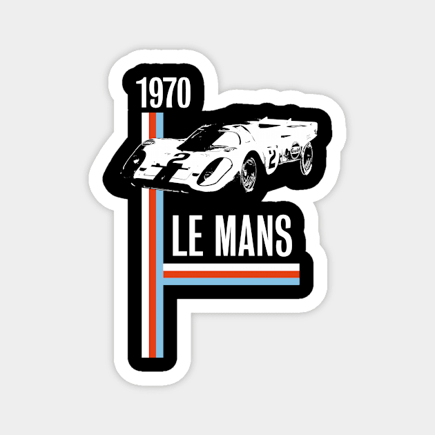 Porsche 917 1970 Le Mans Magnet by collecteddesigns