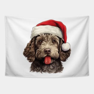 Labradoodle Christmas Tapestry