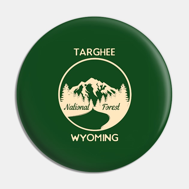 Targhee National Forest Wyoming Pin by Compton Designs