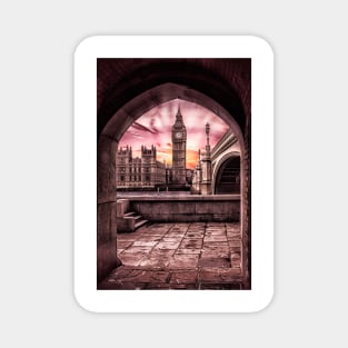 London Big Ben Sunset Magnet