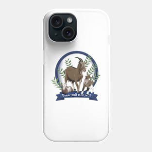 Mother Goat and her kids Phone Case