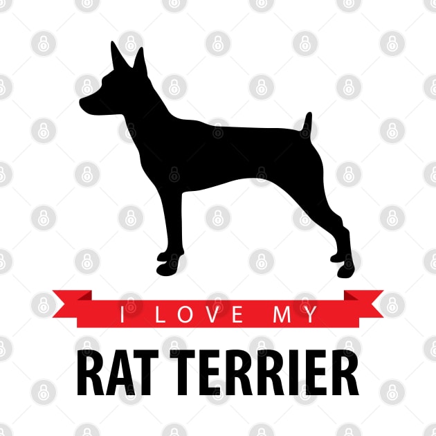 I Love My Rat Terrier by millersye