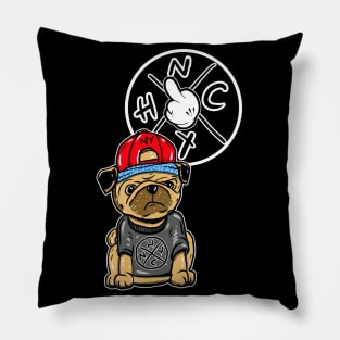 This is Punk Rock Pug Pillow