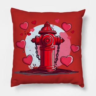 Fire Hydrant Costume a Funny Lazy Valentines Day Ideas Pillow