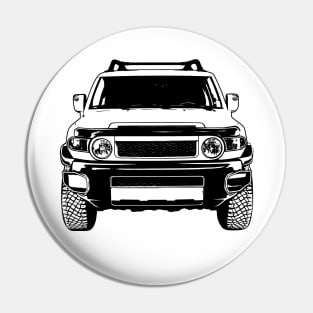 FJ Cruiser Sketch Art Pin