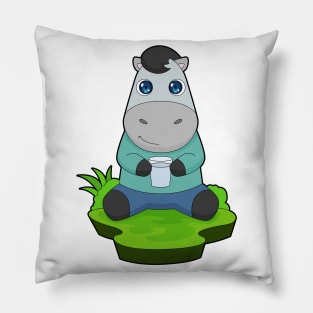 Horse Water Mug Pillow