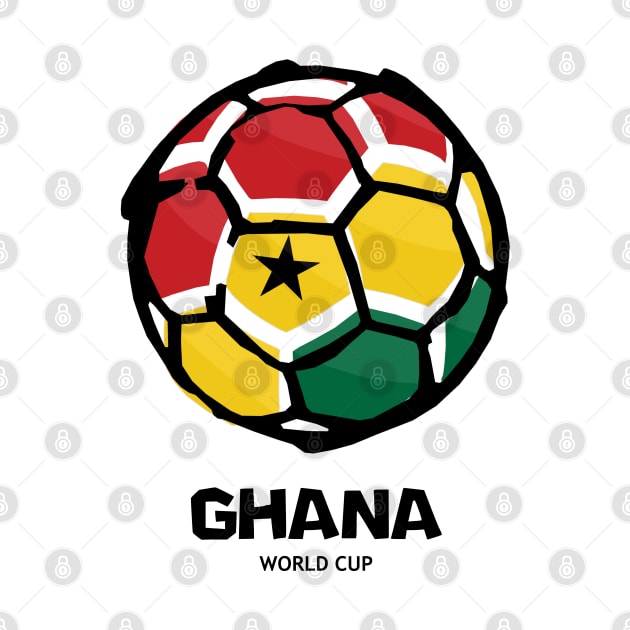 Ghana Football Country Flag by KewaleeTee