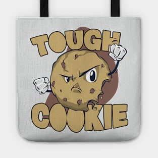 Tough Cookie // Funny Cartoon Cookie Tote