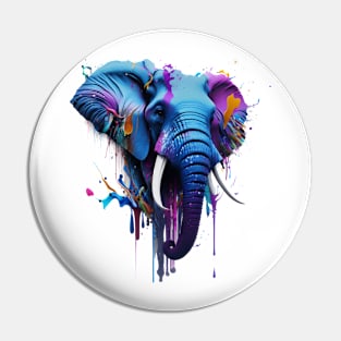 Elephant Splash Art: Majestic Fantasy Visualization #2 Pin