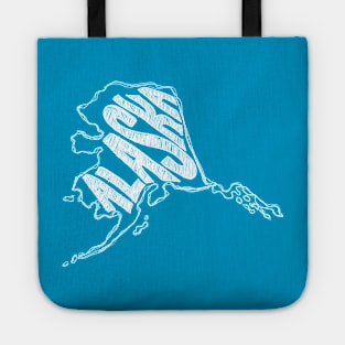 Alaska (White Graphic) Tote