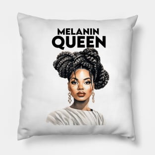 Melanin Queen Afrocentric Pillow