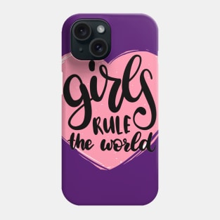 Girls Rule Funny Girly Quote Phone Case