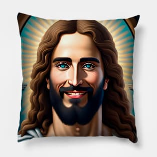 Jesus Christ smiling Pillow